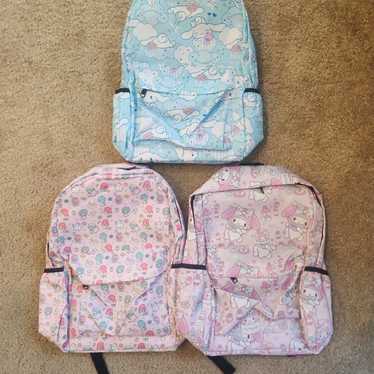 3 sanrio backpacks my Melody twin star and Cinamo… - image 1