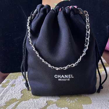 Chanel Beauté Cosmetic Drawstring Travel Pouch - image 1