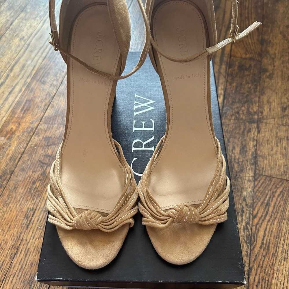 J. Crew Suede Wedges with originsl box, Made in I… - image 1