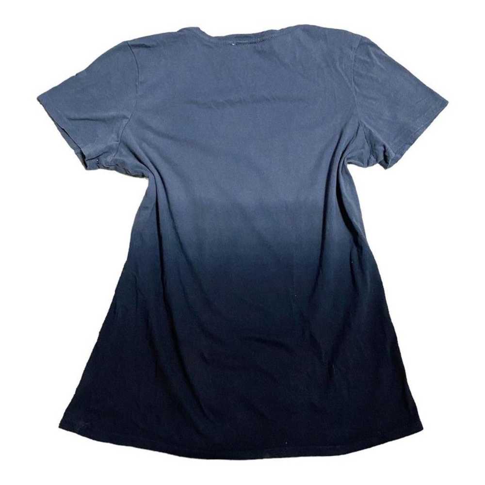 Y2K Anna Sui Heart Graphic Ombre Shirt Sz M - image 3