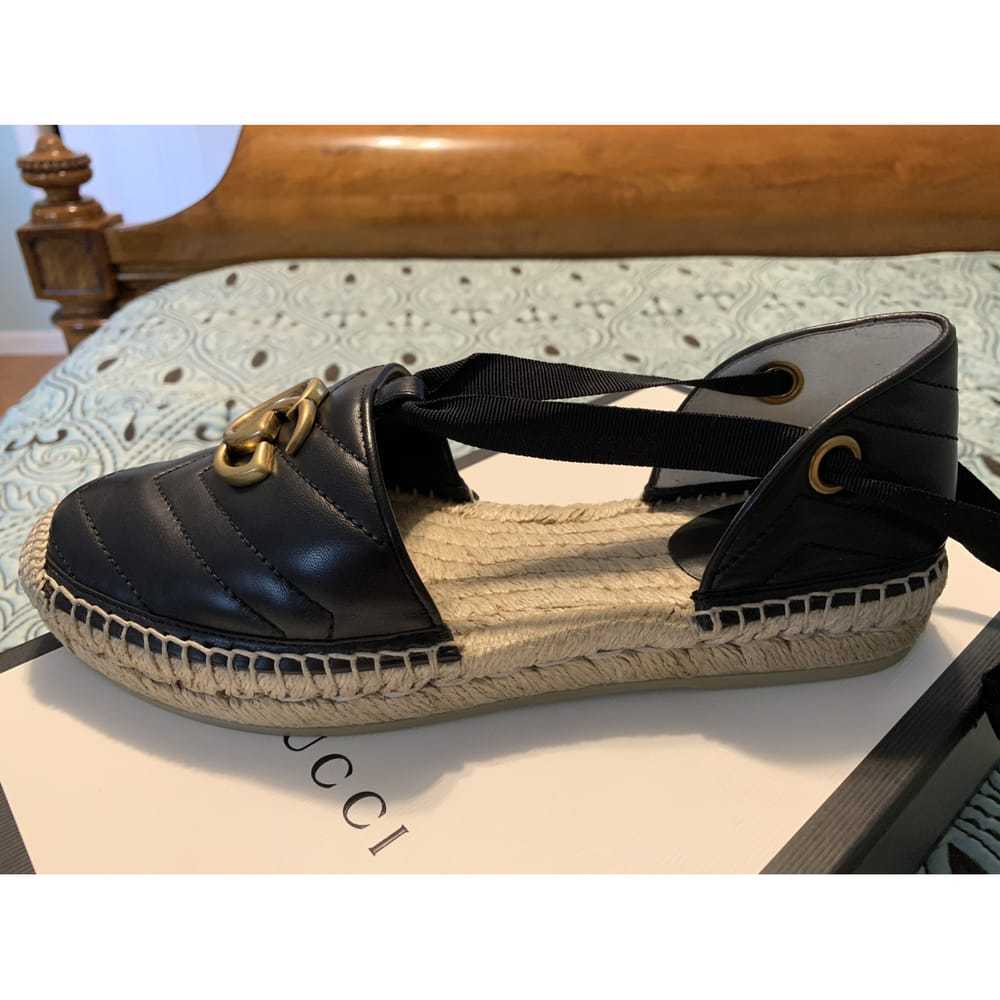 Gucci Leather espadrilles - image 3