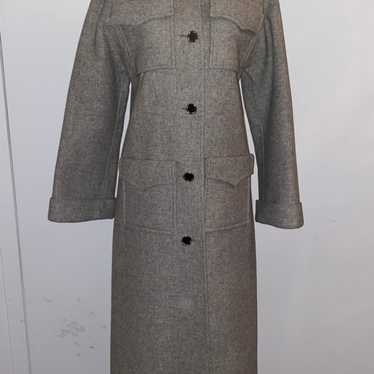 Courreges Wool Long Coat