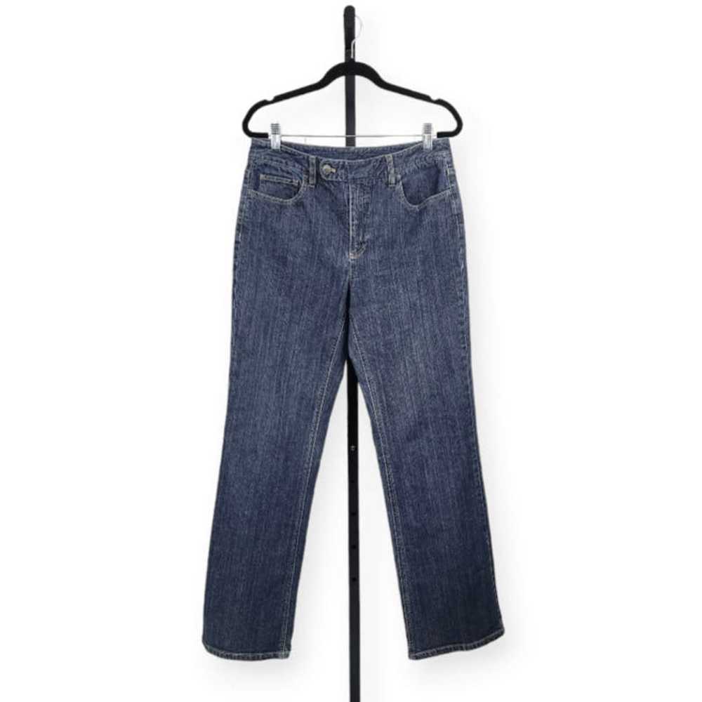 Talbots Bootcut Jeans Mid Rise Vintage Blue Dark … - image 1