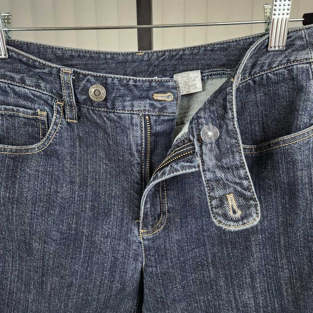 Talbots Bootcut Jeans Mid Rise Vintage Blue Dark … - image 4