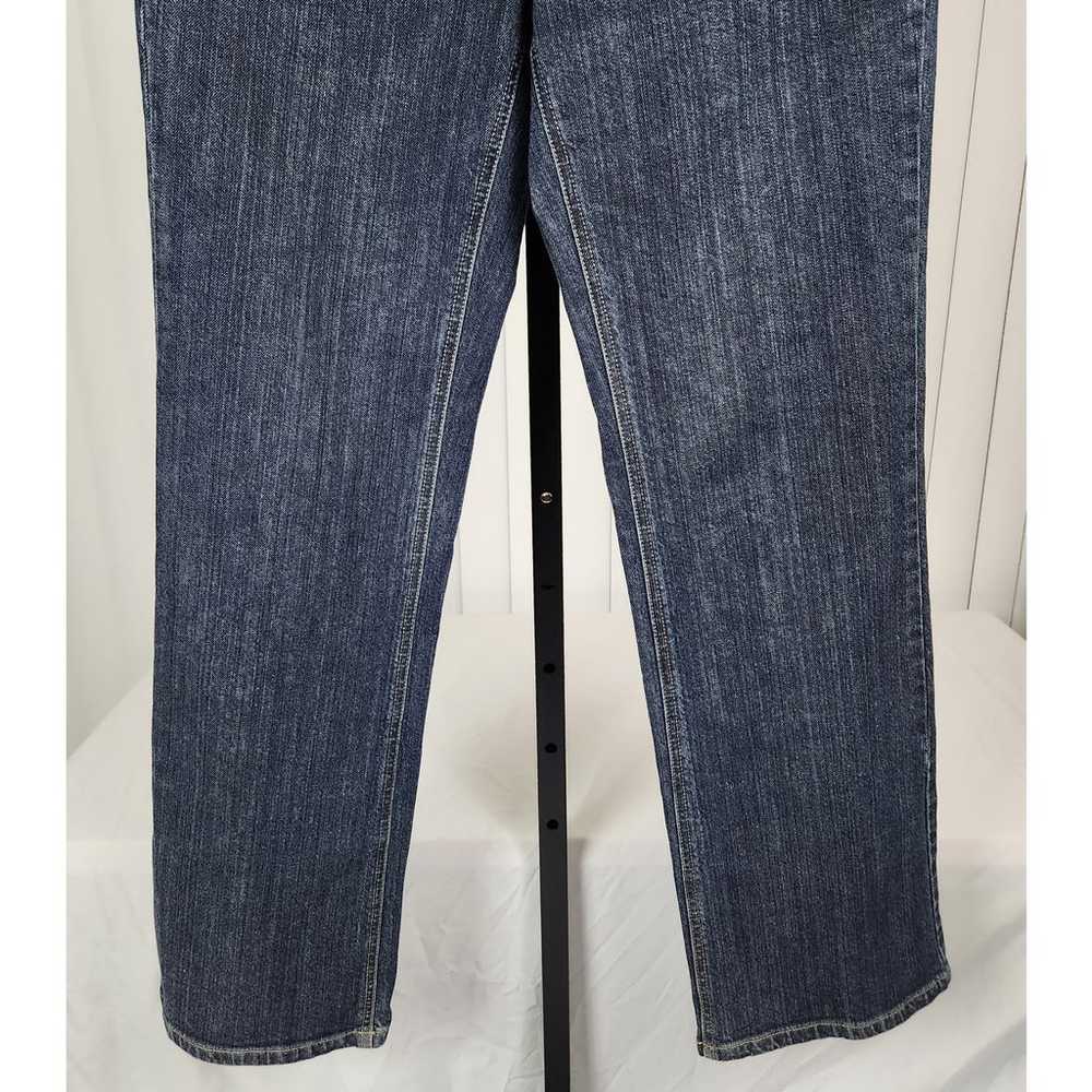 Talbots Bootcut Jeans Mid Rise Vintage Blue Dark … - image 7