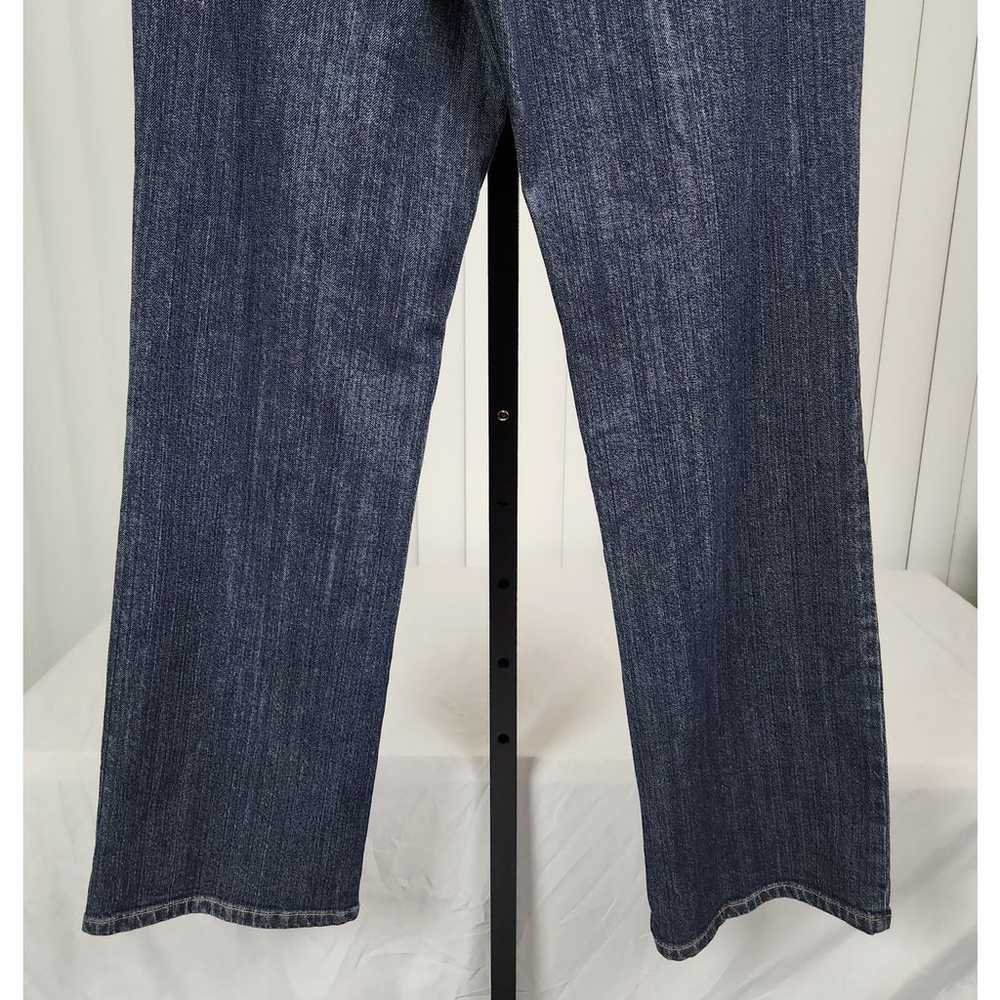 Talbots Bootcut Jeans Mid Rise Vintage Blue Dark … - image 8
