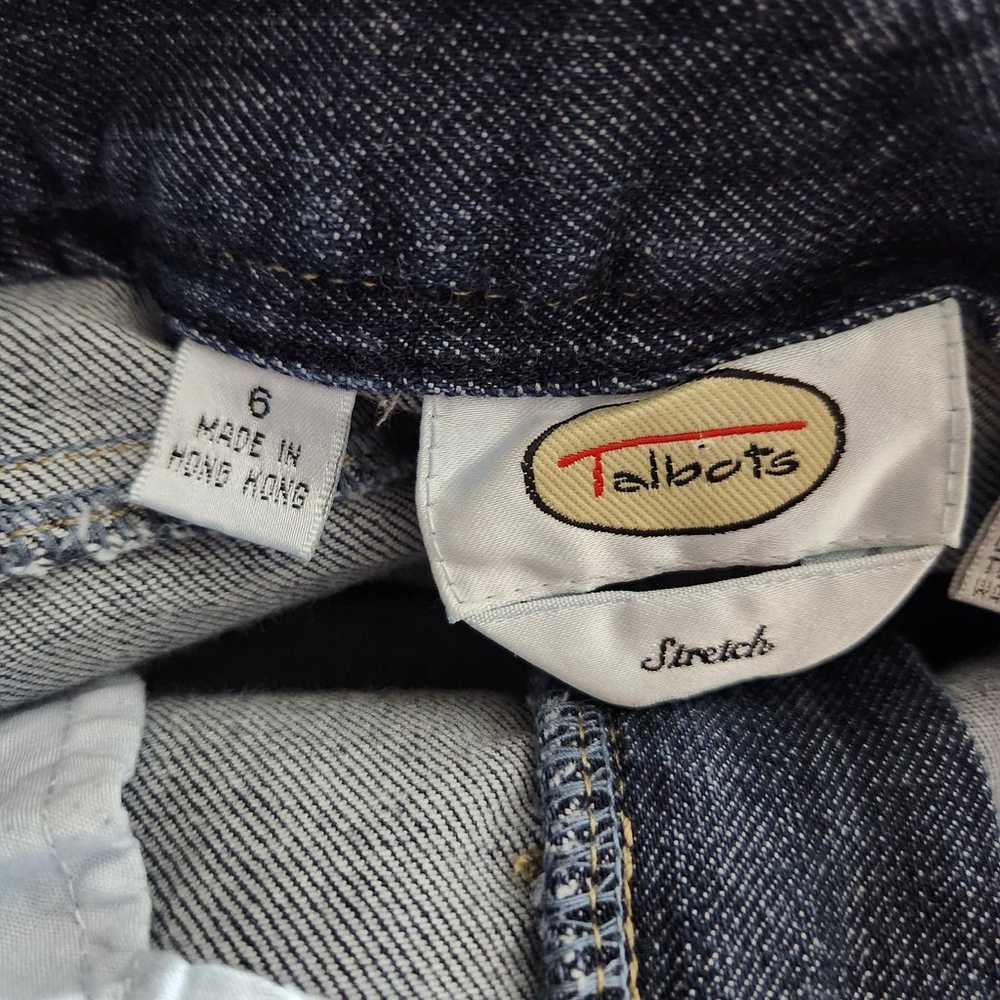 Talbots Bootcut Jeans Mid Rise Vintage Blue Dark … - image 9