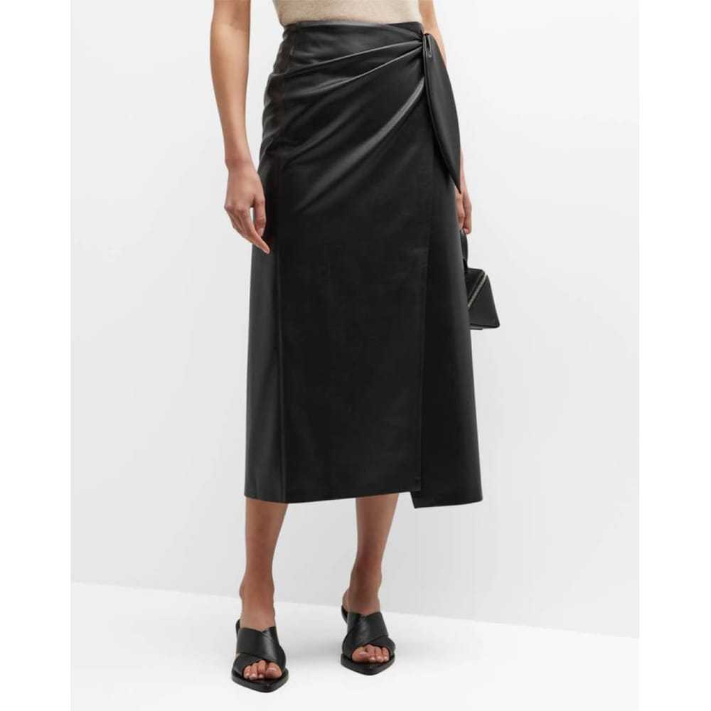 Nanushka Vegan leather mid-length skirt - image 5