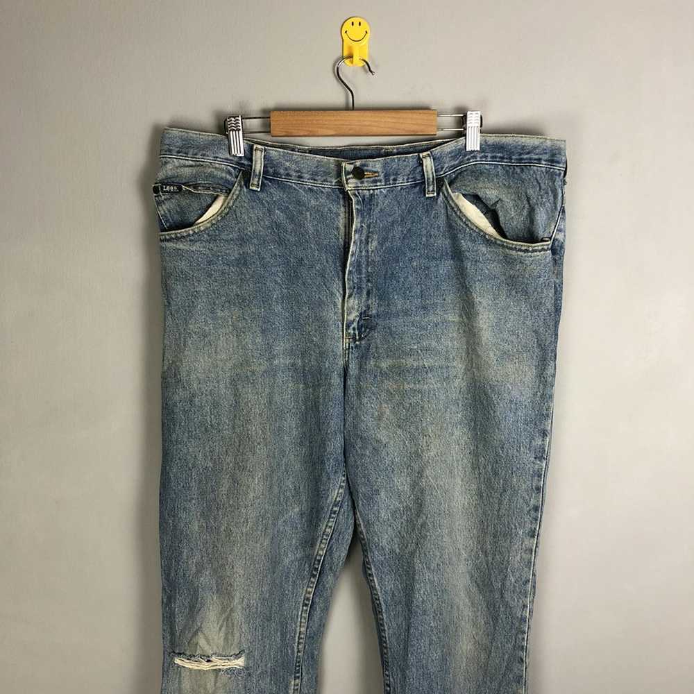 Distressed Denim × Lee × Streetwear Vintage Distr… - image 2