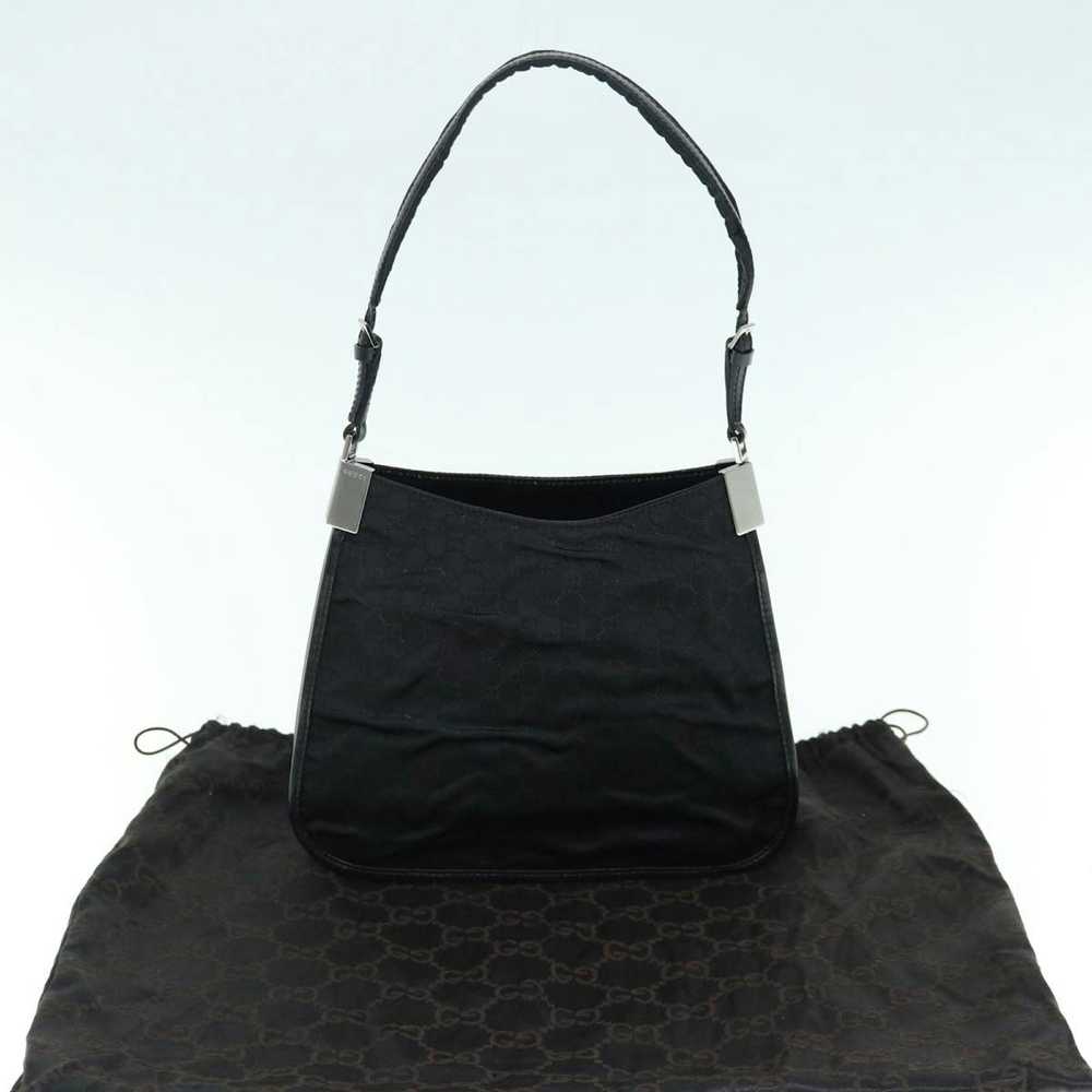 Gucci GUCCI Micro GG Canvas Shoulder Bag Black 00… - image 12