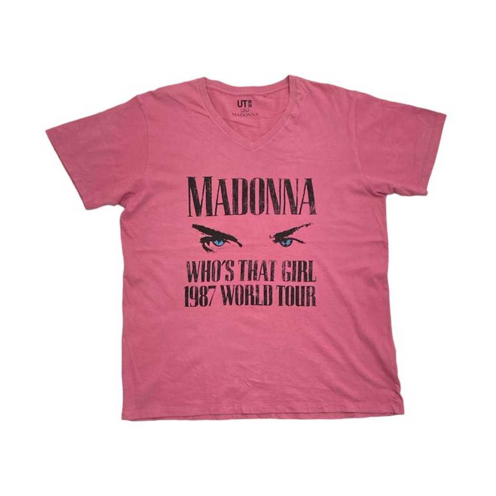 Band Tees × Vintage Madonna Whos World That Tour … - image 1