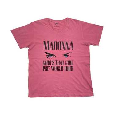 Band Tees × Vintage Madonna Whos World That Tour … - image 1