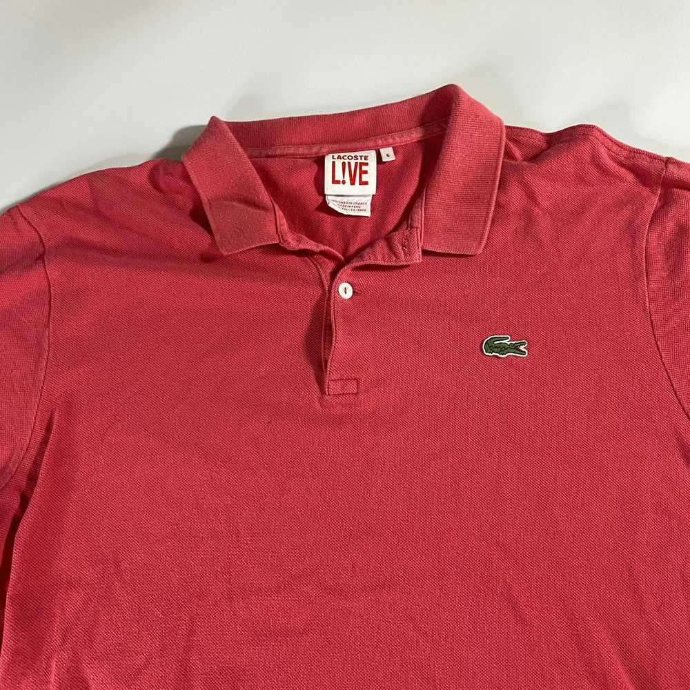 Lacoste Lacoste Live Polo Shirt Men's XL Red - image 2