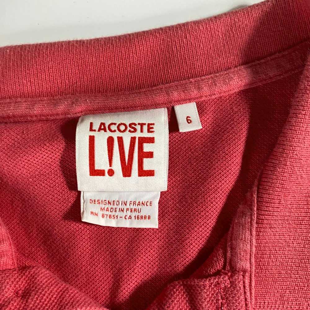 Lacoste Lacoste Live Polo Shirt Men's XL Red - image 3