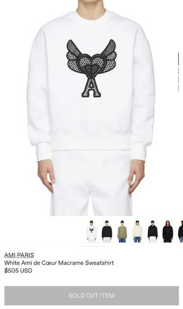 AMI AMI PARIS White Sweatshirt