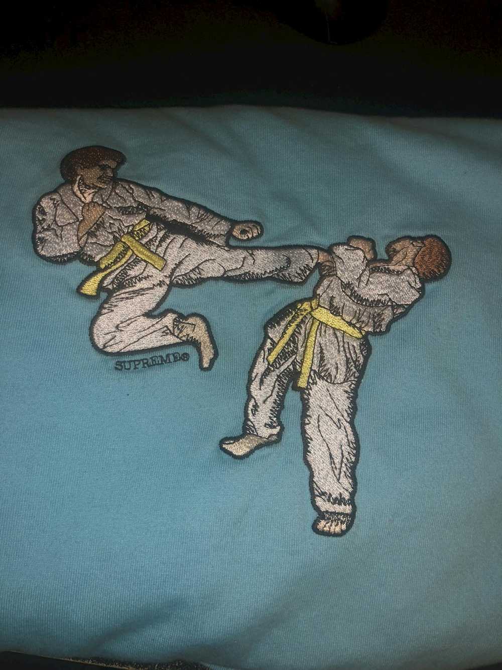 トップス supreme Karate Tee Supreme Karate Tee Navy SS18 Size XL Authentic Hype Long