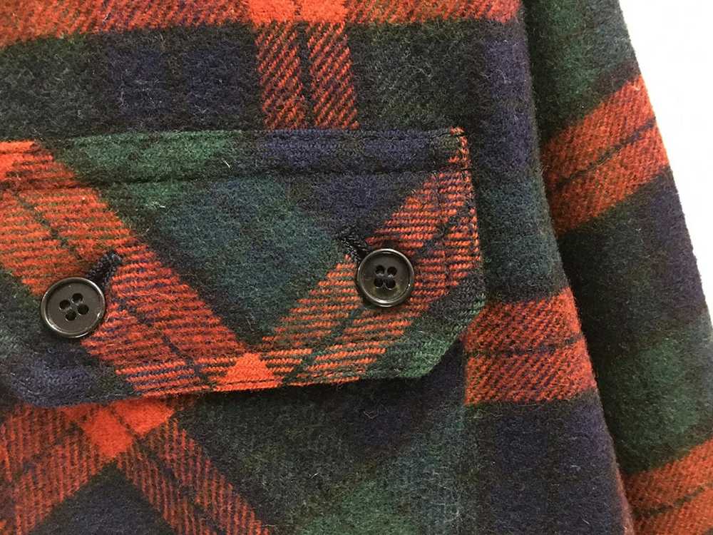 Japanese Brand Vintage 80s Checked Jacket Wool - image 8