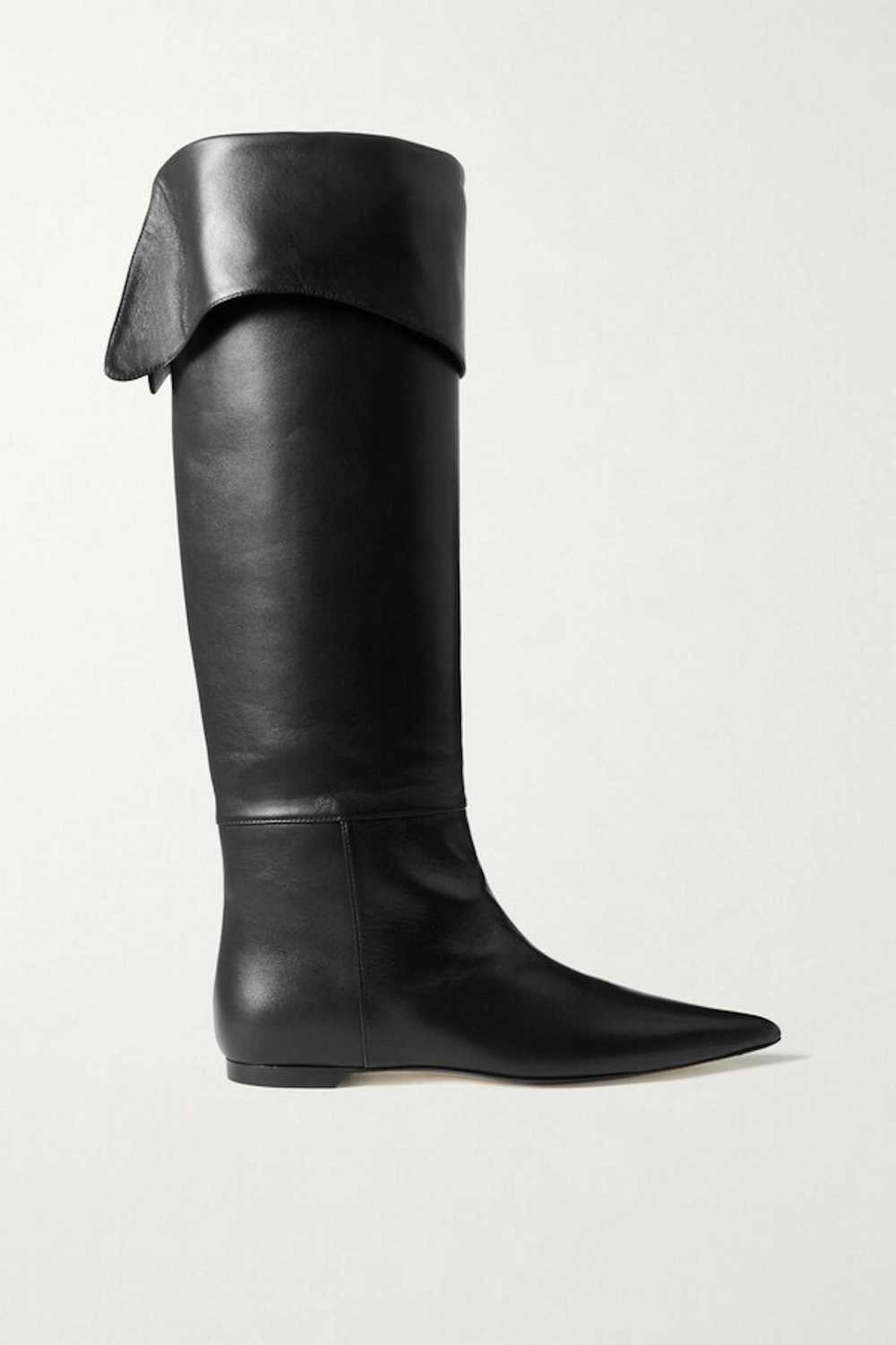 KHAITE KHAITE Diego Leather Knee Boots Size 38.5 - image 1