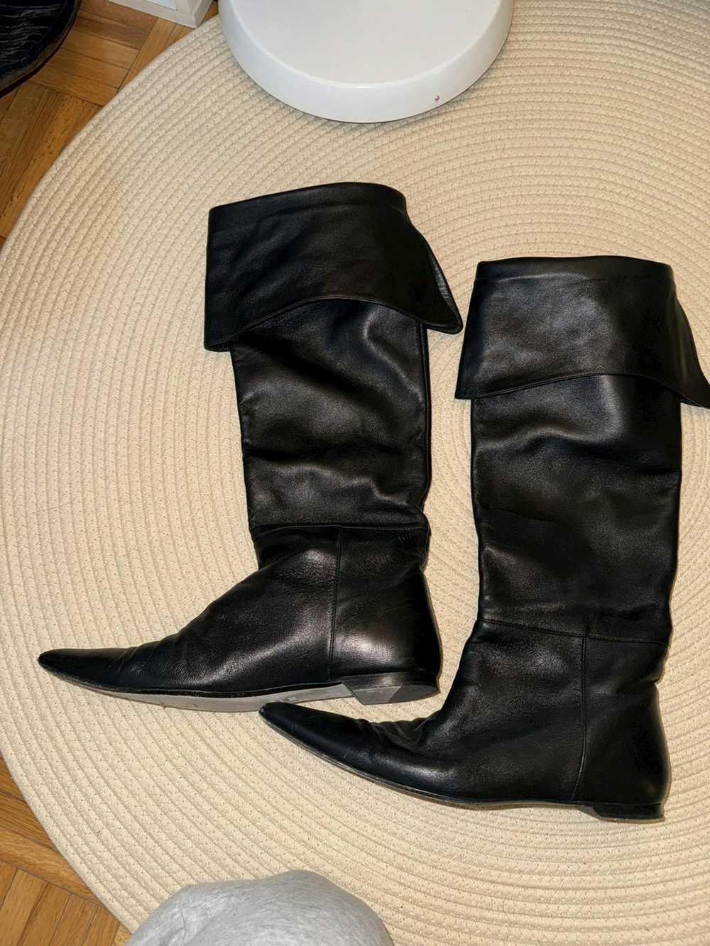 KHAITE KHAITE Diego Leather Knee Boots Size 38.5 - image 9