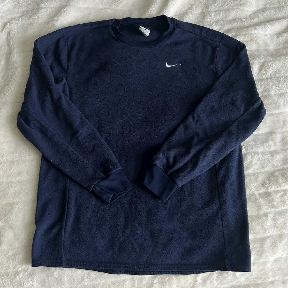 Nike × Streetwear × Vintage Nike fleece shirt - image 1