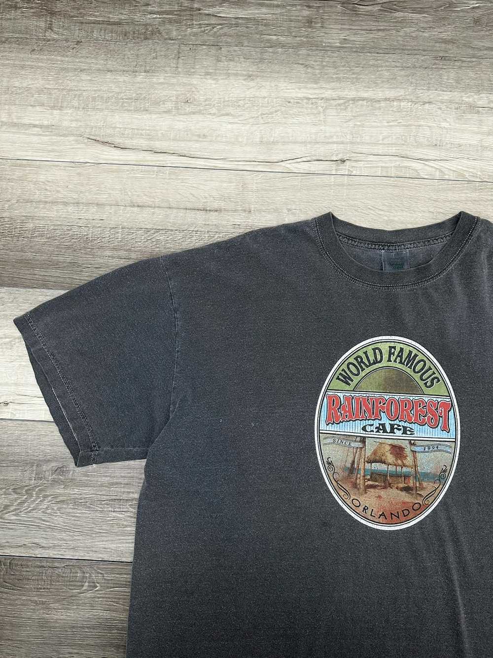 Vintage Vintage Grey Rainforest Cafe Orlando Tee … - image 2