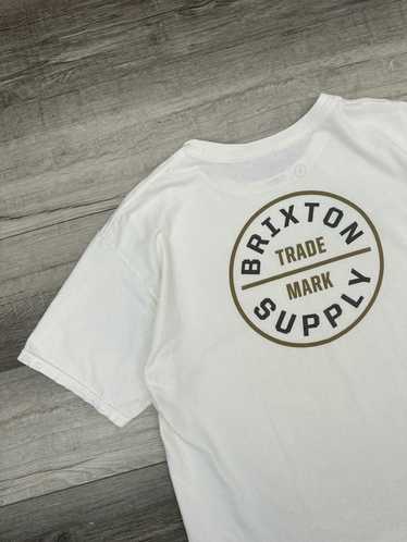 Brixton Brixton Supply Trade Logo Tee White Sz. La