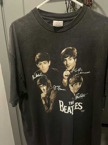 Band Tees × Vintage The Beatles Vintage autograph… - image 1
