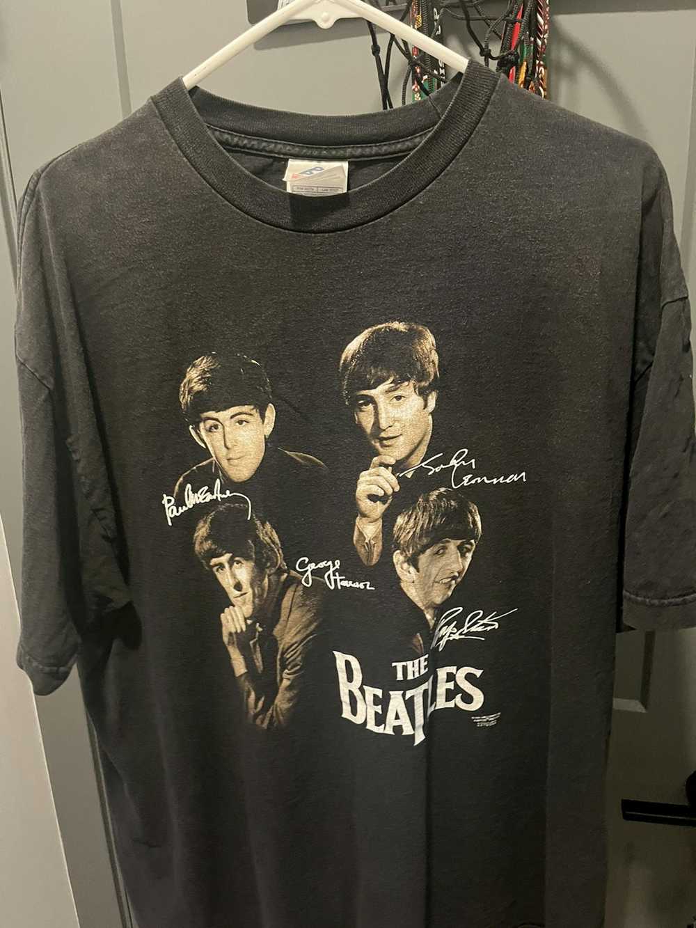 Band Tees × Vintage The Beatles Vintage autograph… - image 2