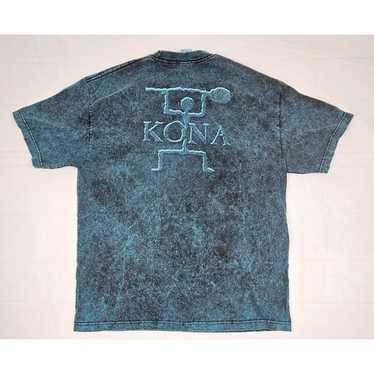 Vintage Kona Hawaii Lava Blues Teal T-Shirt Men's 