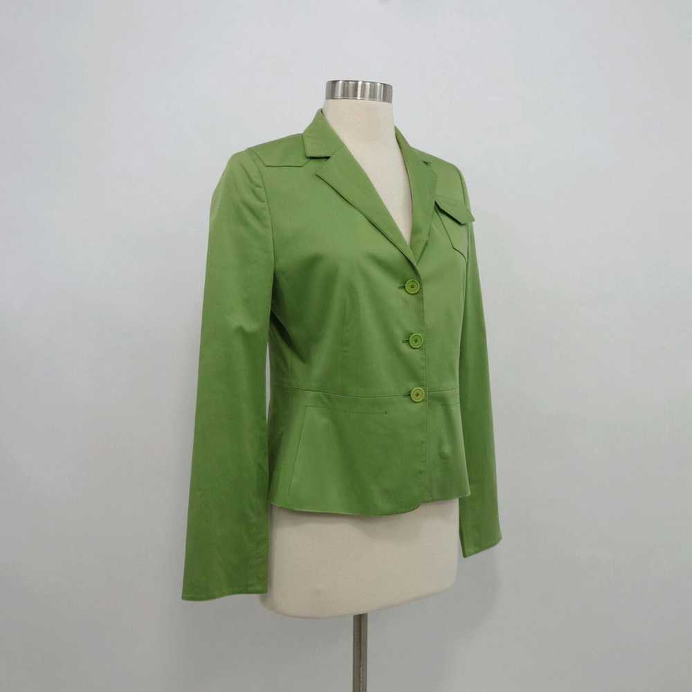 Akris Akris Punto Blazer Jacket Womens Lime Green… - image 3