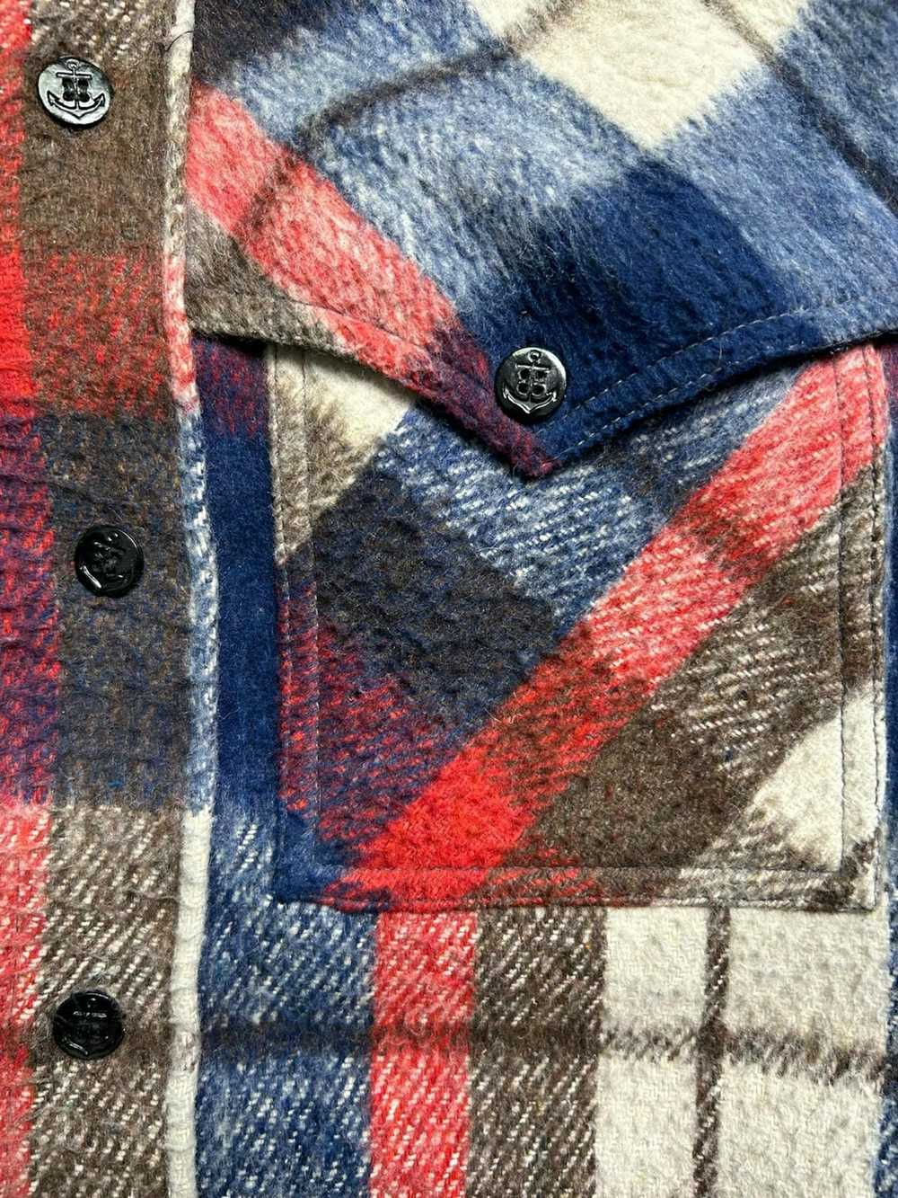 Vintage Vintage 70s Lord James CPO Wool Flannel D… - image 4