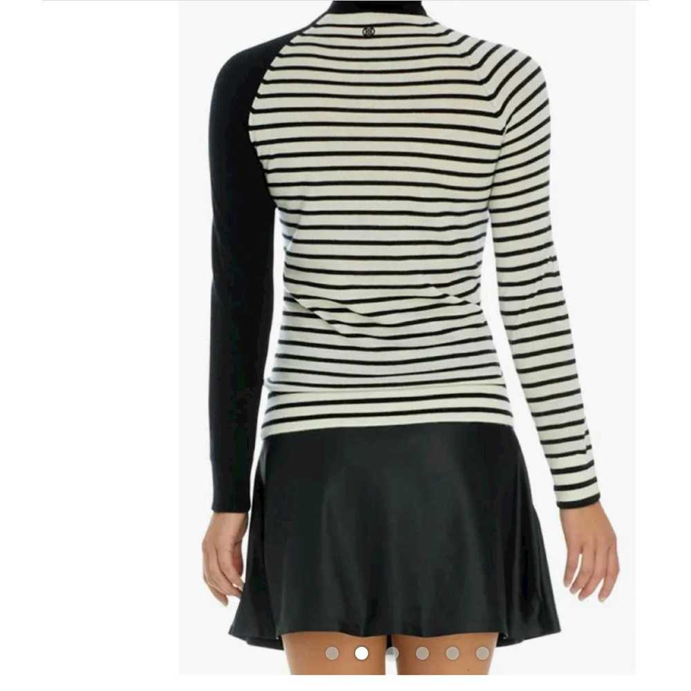 G/FORE G/Fore Colorblock Stripe Turtleneck Cashme… - image 2
