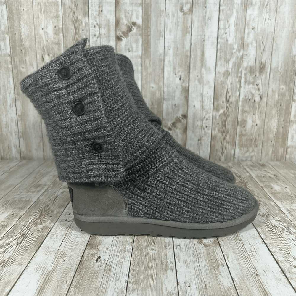 Ugg Ugg classic Cardy Boots tall knit grey womens… - image 1