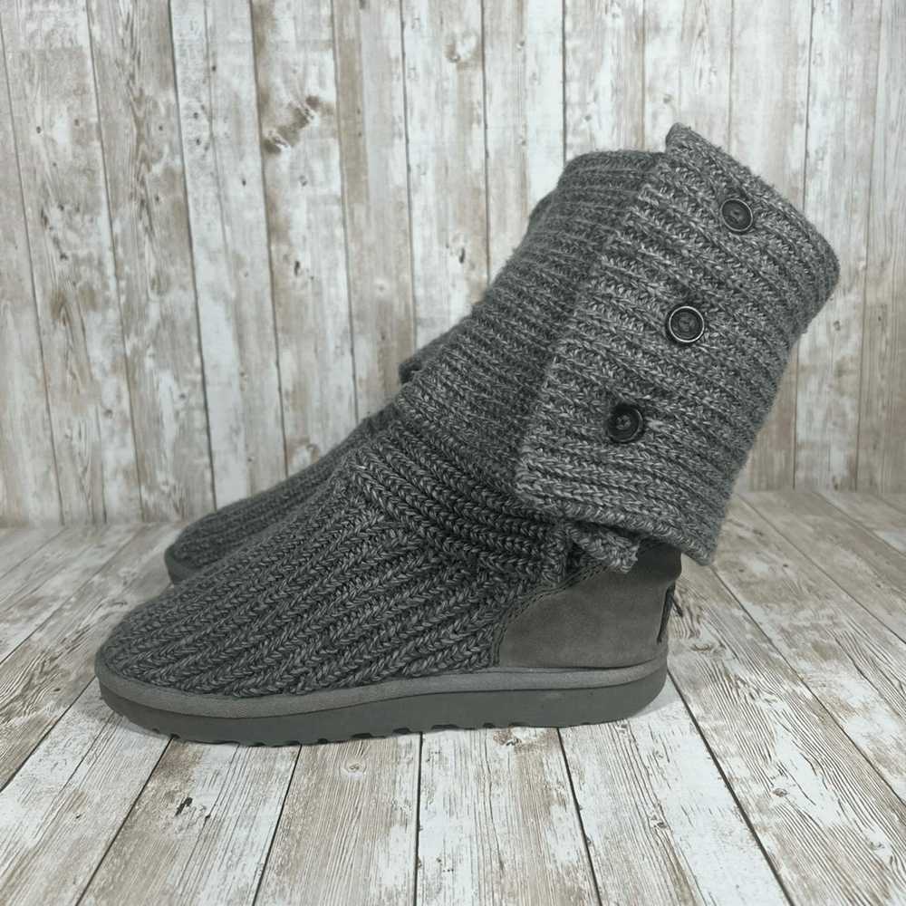 Ugg Ugg classic Cardy Boots tall knit grey womens… - image 2