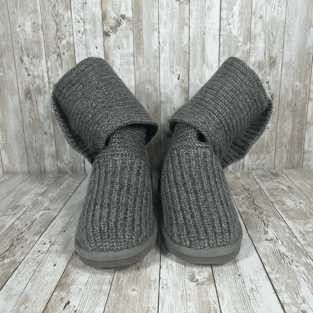 Ugg Ugg classic Cardy Boots tall knit grey womens… - image 4