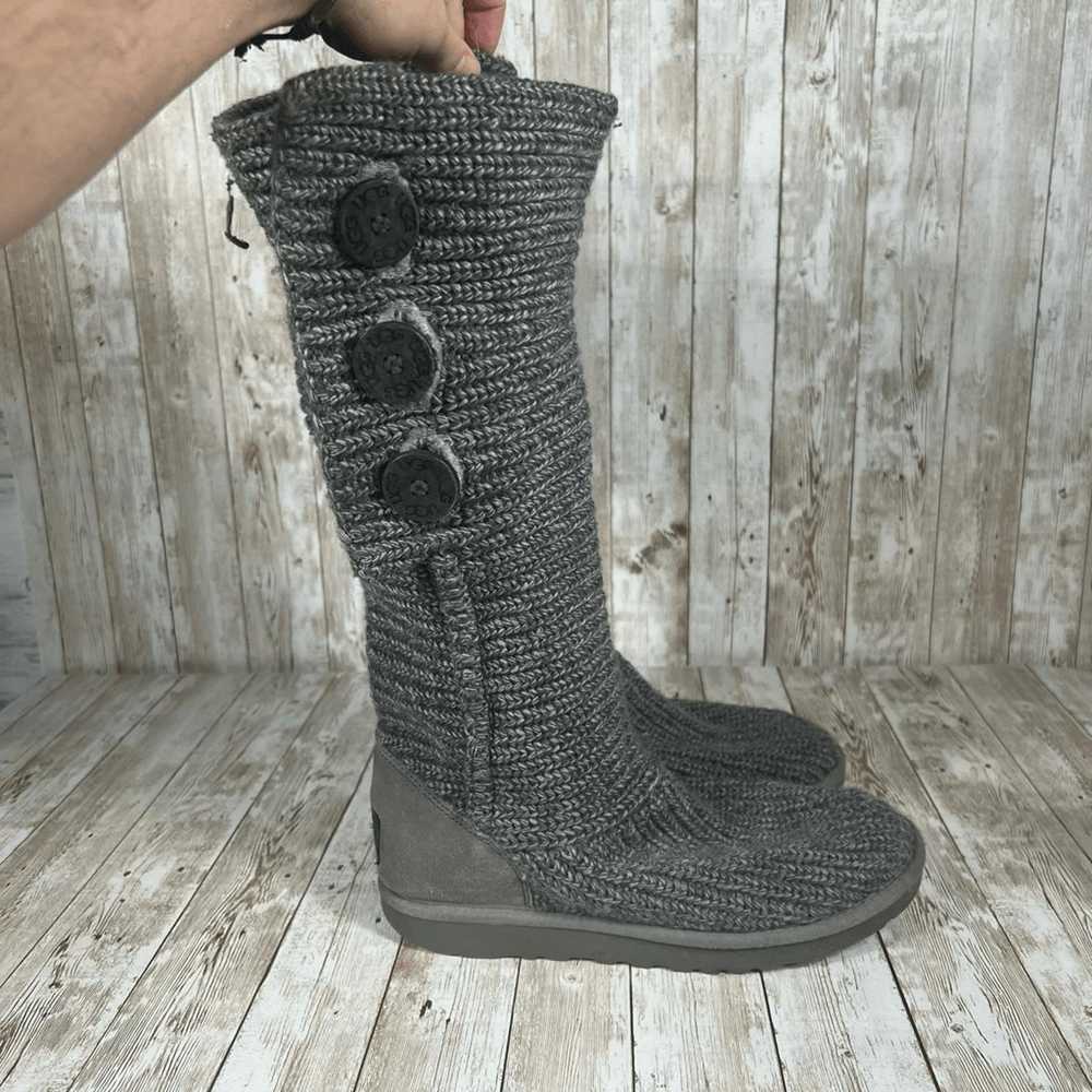 Ugg Ugg classic Cardy Boots tall knit grey womens… - image 5