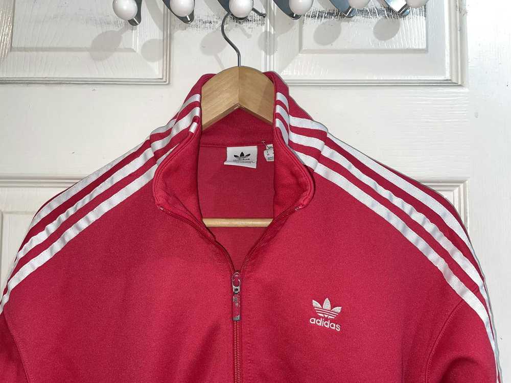 Adidas Adidas UK 10 Pink Long Sleeved Zip Fasten … - image 2