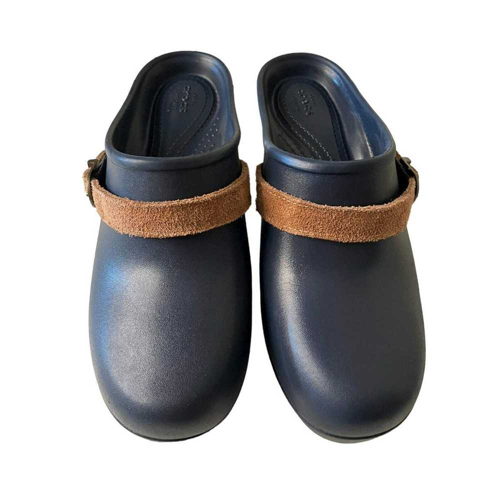 Crocs Crocs Sarah Dual Comfort Shoes Navy Blue Cl… - image 2
