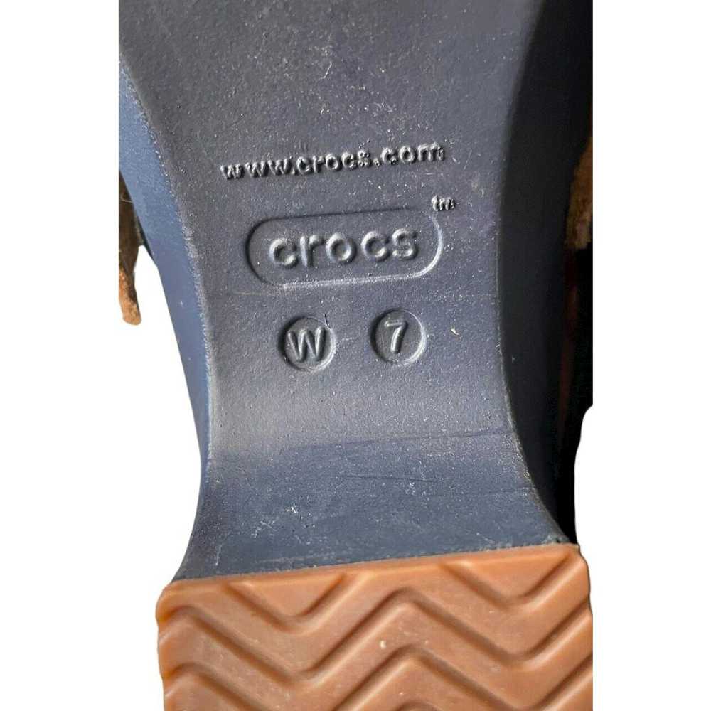 Crocs Crocs Sarah Dual Comfort Shoes Navy Blue Cl… - image 8