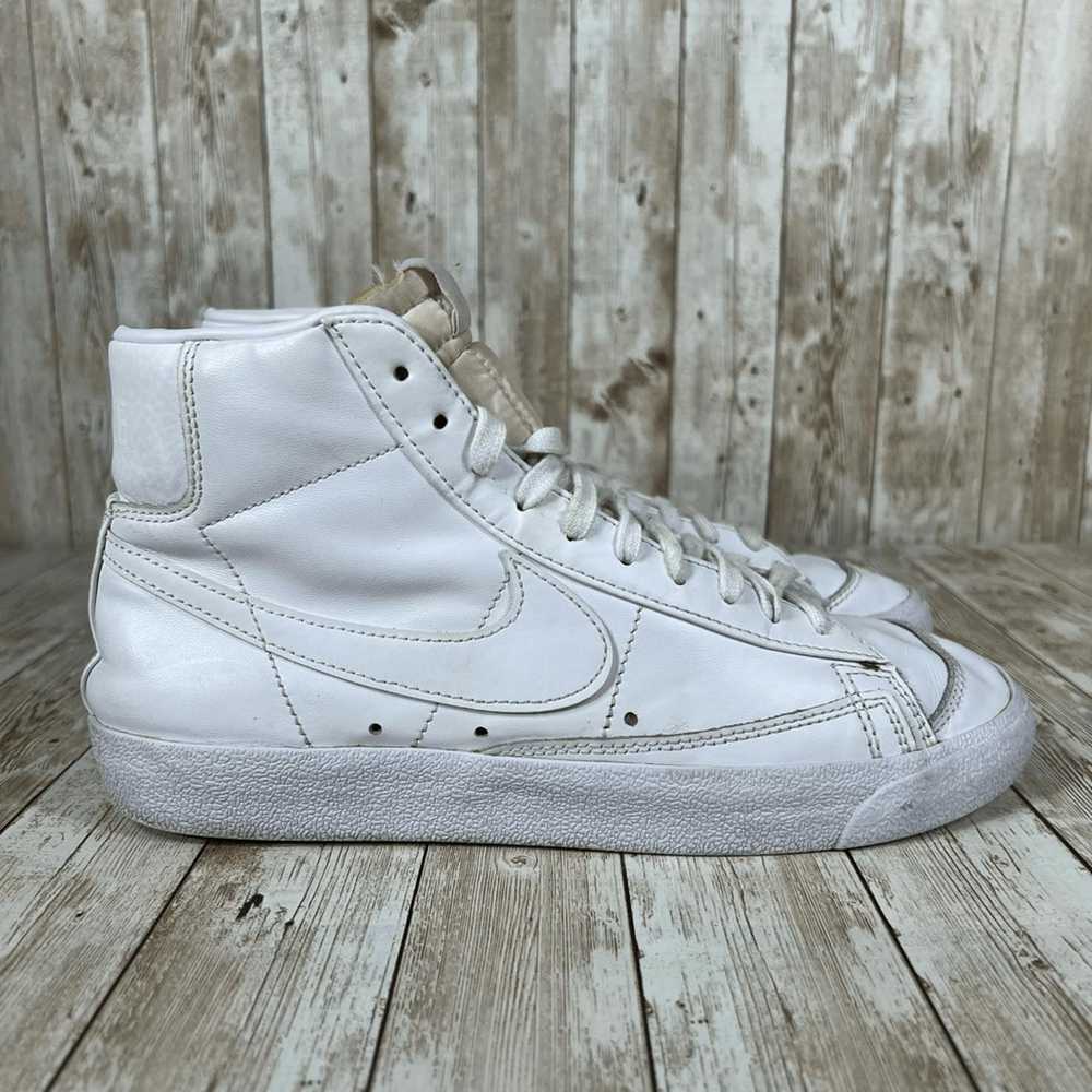 Nike Nike blazer leather white womens 9.5 - image 1