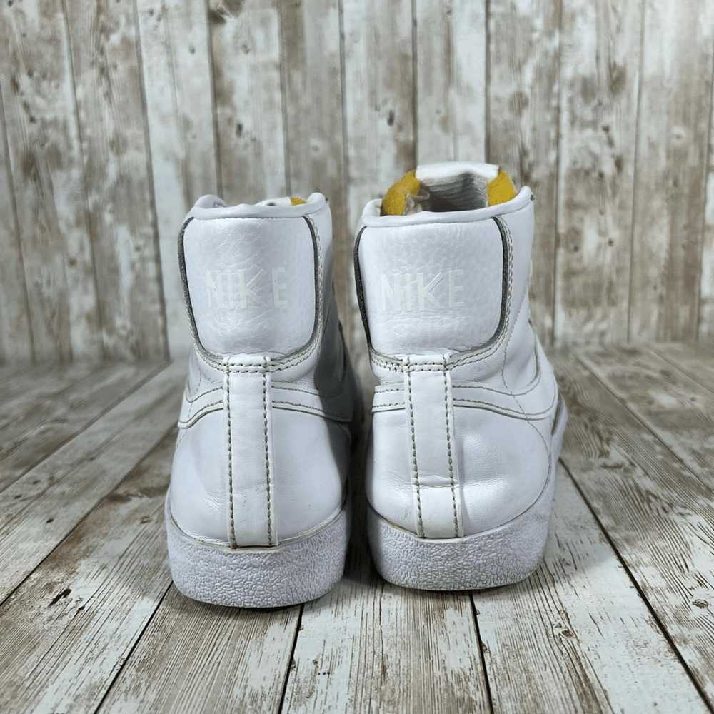 Nike Nike blazer leather white womens 9.5 - image 3