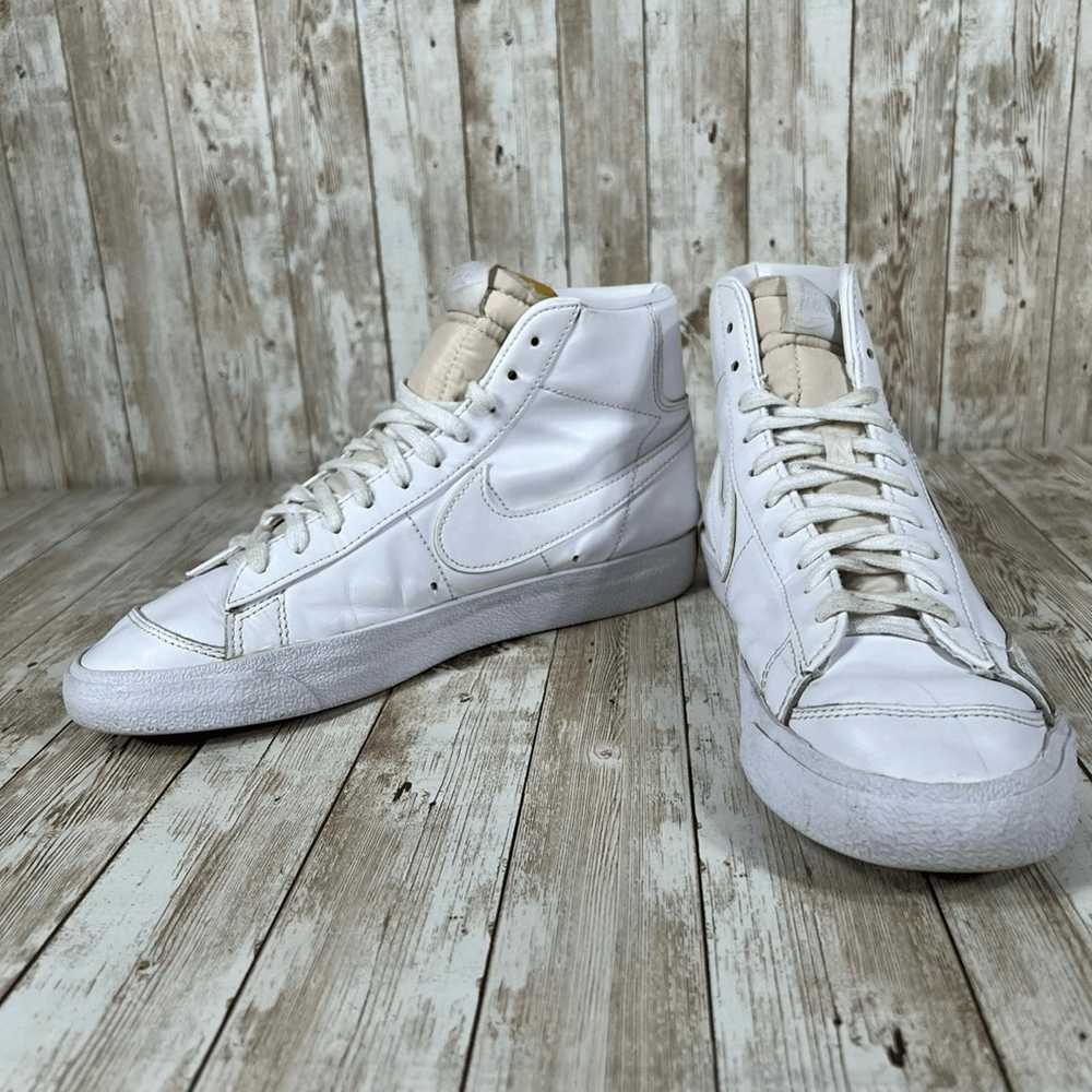 Nike Nike blazer leather white womens 9.5 - image 5