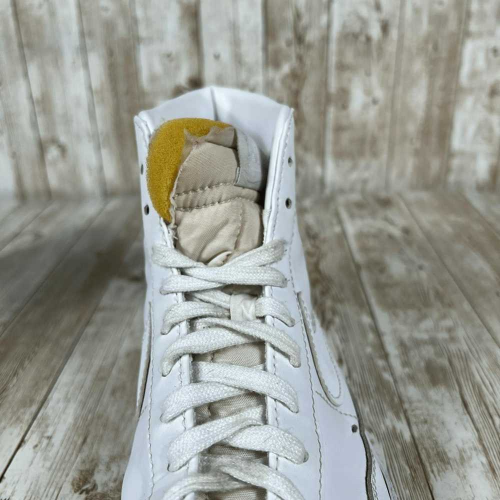 Nike Nike blazer leather white womens 9.5 - image 7