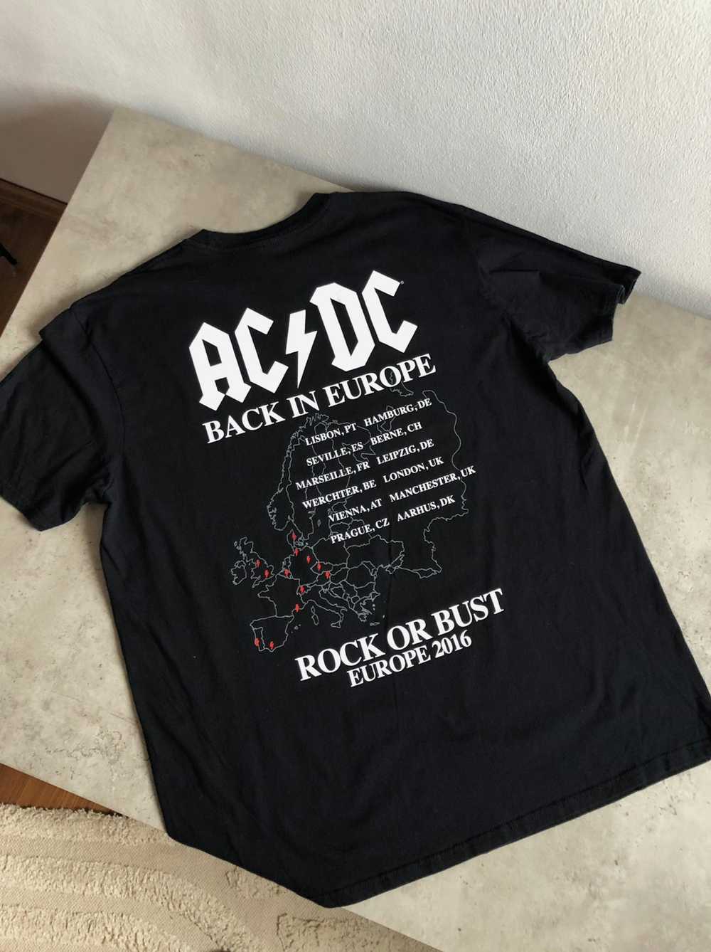 Ac/Dc × Band Tees × Vintage Vintage AC/DC 2016 TO… - image 2