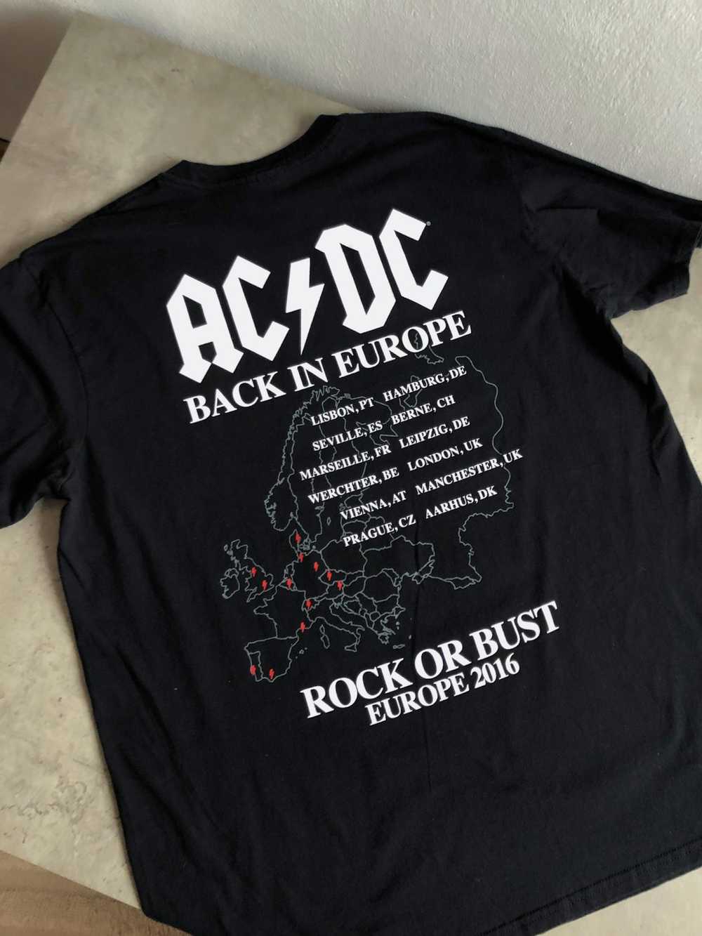 Ac/Dc × Band Tees × Vintage Vintage AC/DC 2016 TO… - image 5