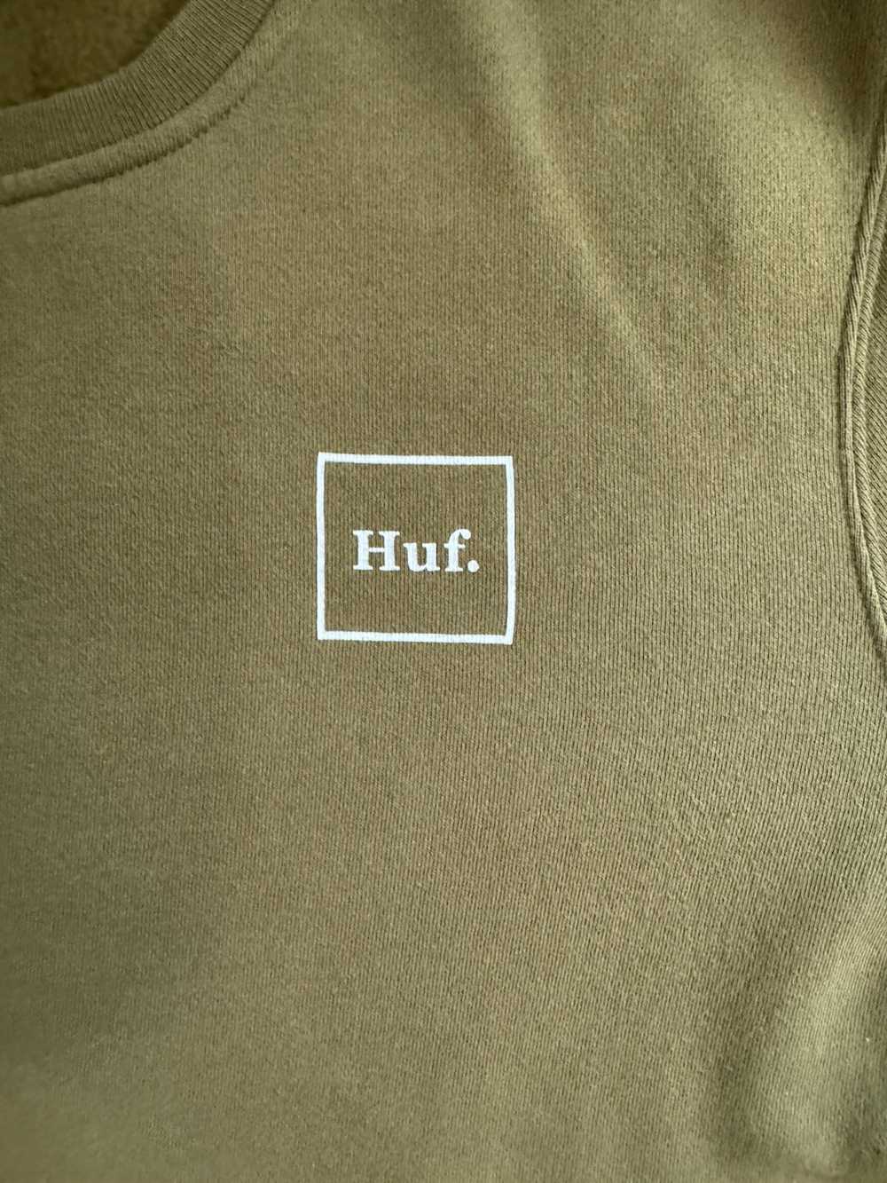 Huf Olive green HUF Worldwide Sweater - image 2