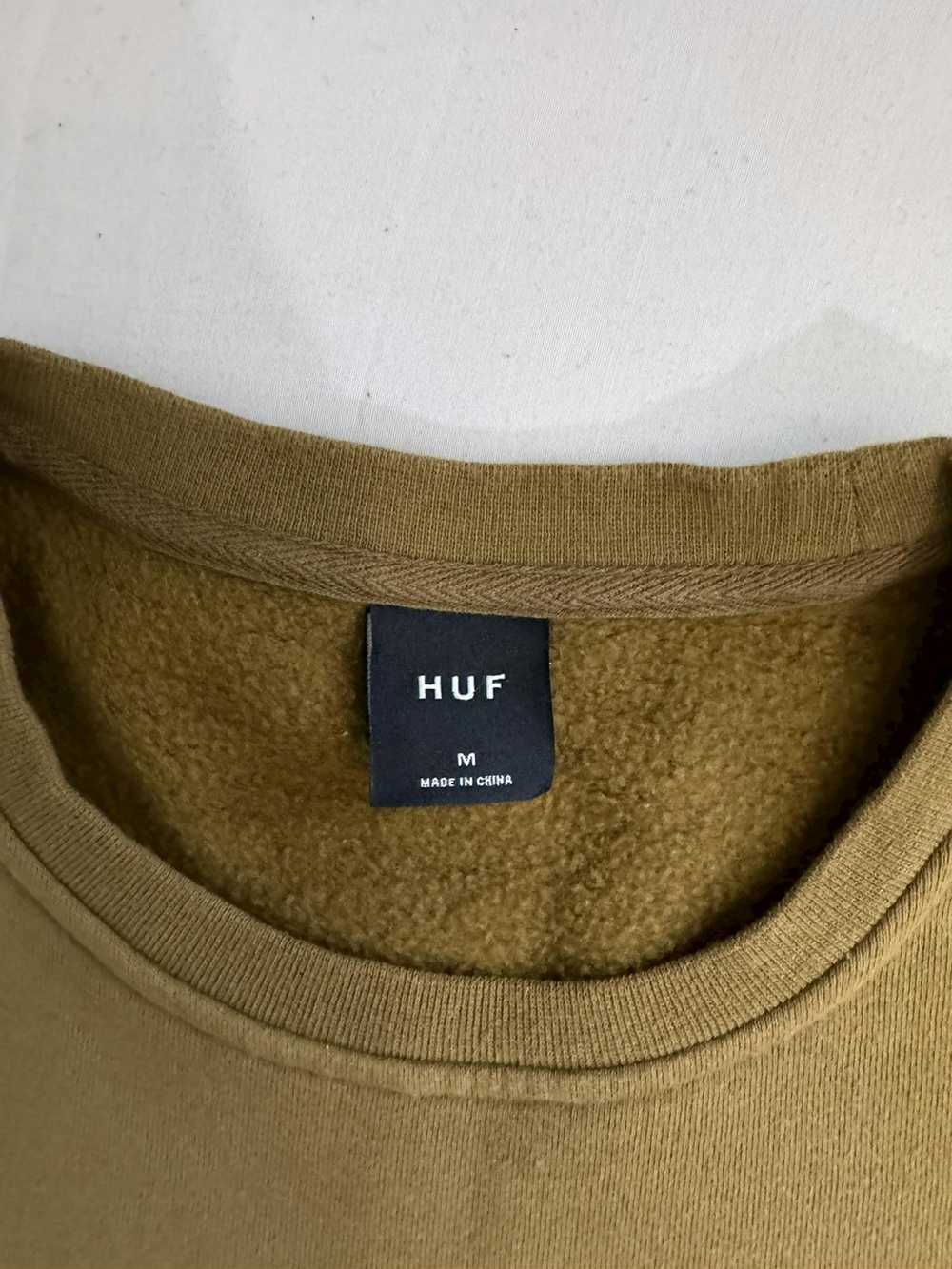 Huf Olive green HUF Worldwide Sweater - image 4