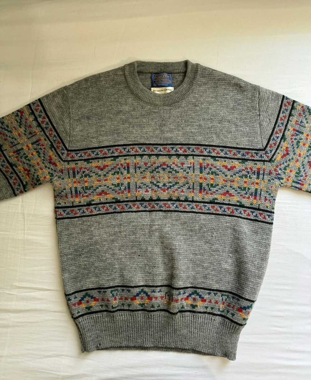 Pendleton Vintage Multi-Colored Pendleton Sweater - image 1