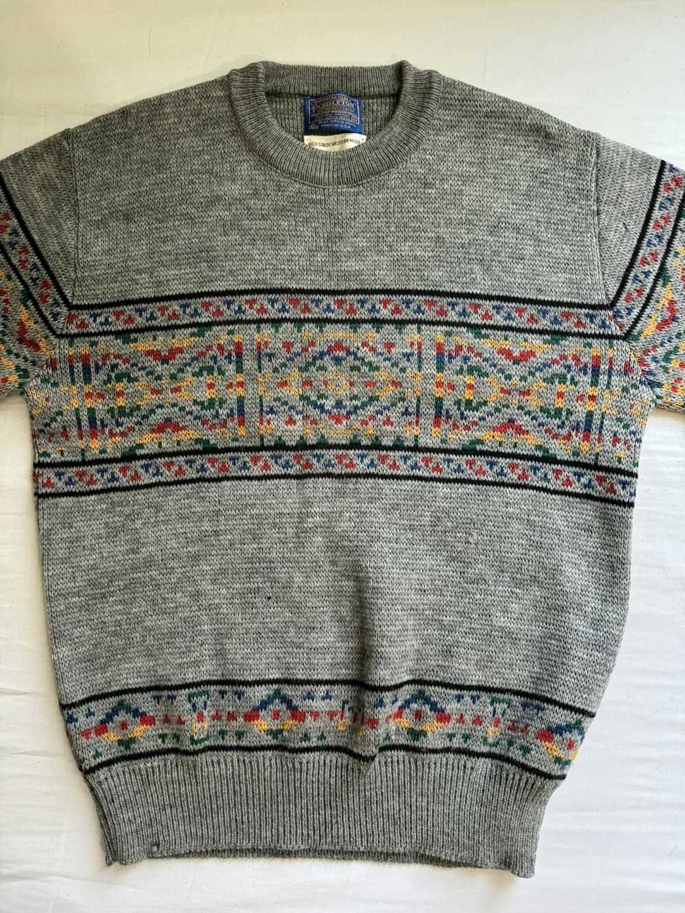 Pendleton Vintage Multi-Colored Pendleton Sweater - image 5