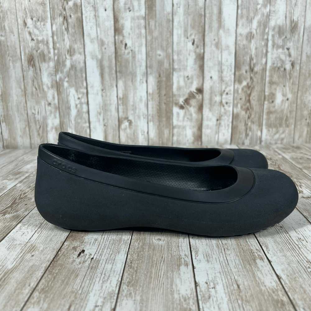 Crocs Crocs slip Ons black Womens 8 - image 1